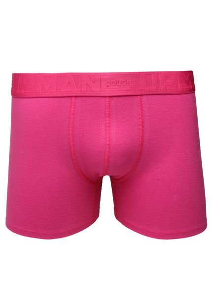 Cueca Upman Boxer Logo Rosa - Marca Upman