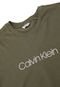 Camiseta Calvin Klein Logo Verde - Marca Calvin Klein