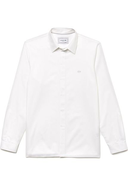 Camisa Lacoste Slim Fit Branco - Marca Lacoste
