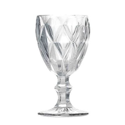 Taça de Vidro Diamond Transparente 325ml 1 peça - Lyor - Marca Lyor