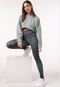 Blusa de Moletom Cropped Fechada adidas Performance Yoga Studio Verde - Marca adidas Performance
