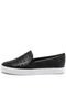 Slip On Couro Capodarte Monograma Preto - Marca Capodarte