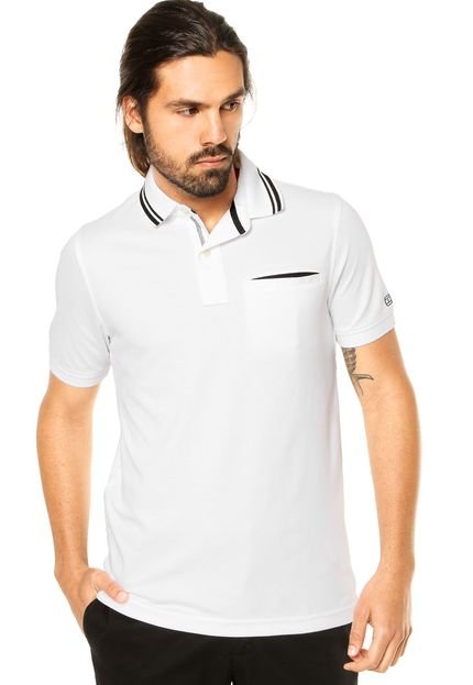 Camisa Polo Tommy Hilfiger Slim Fit Bolso Branca - Marca Tommy Hilfiger