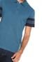 Camisa Polo Lacoste Slim Azul - Marca Lacoste