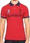 Camisa Polo Squadrow Slim Vermelha/Azul - Marca Squadrow