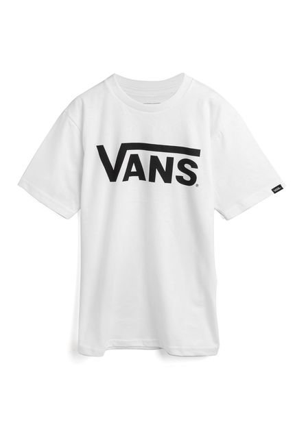 Camiseta Vans Menino Escrita Branca - Marca Vans