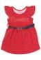 Vestido Duduka Bebê Menina Vermelho - Marca Duduka