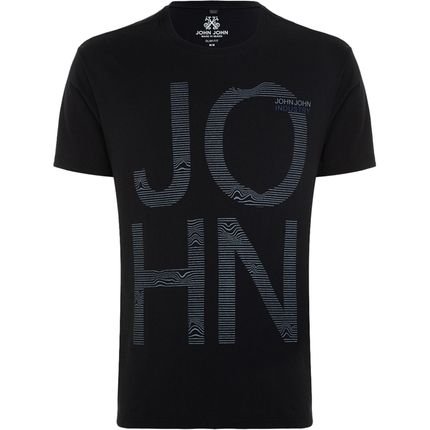 Camiseta John John Digital Industry In24 Preto Masculino - Marca John John