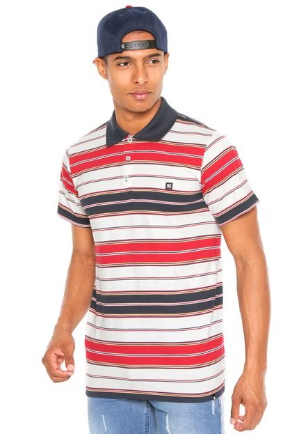 Camisa Polo DC Shoes The Strands Branca - Marca DC Shoes
