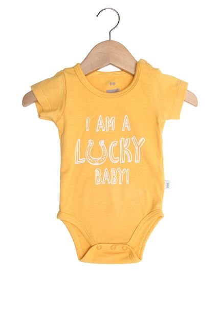 Body PUC Baby Amarelo - Marca PUC