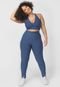 Top Enfim Active Plus Size Supplex Azul-Marinho - Marca Enfim Active