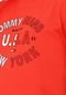 Camiseta Tommy Hilfiger Lettering Vermelha - Marca Tommy Hilfiger