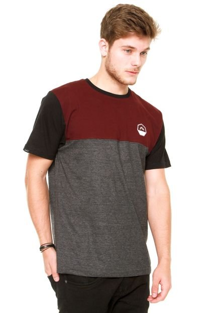 Camiseta Rusty Tripple Vinho - Marca Rusty