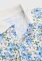 Vestido Polo Ralph Lauren Infantil Floral Com Tapa Fralda Branco/Azul - Marca Polo Ralph Lauren