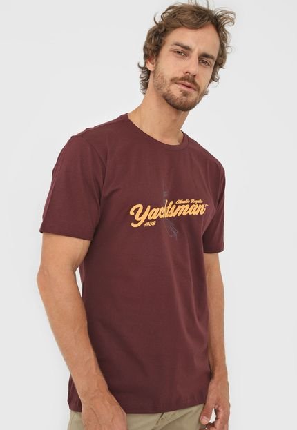 Camiseta Yachtsman Atlantic Regatta Vinho - Marca Yachtsman