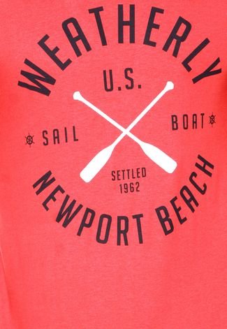 Camiseta FiveBlu Newport Beach Vermelha