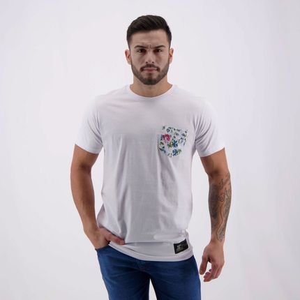 Camiseta Starter Pocket Flower Estampada Branca - Marca STARTER