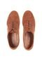 Oxford DAFITI SHOES Bico Redondo Caramelo - Marca DAFITI SHOES