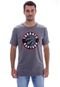 Camiseta NBA Estampada Toronto Raptors Casual Cinza Mescla Escuro - Marca NBA