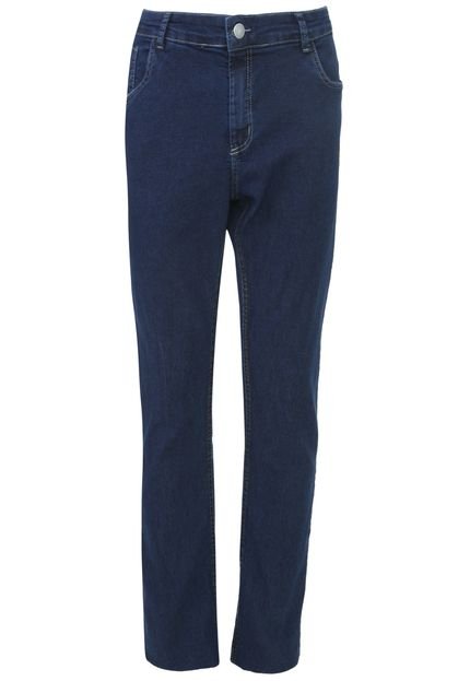 Calça Jeans New Era Slim Pespontos Azul - Marca New Era