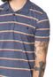 Camisa Polo Volcom Reta Sheldon Azul - Marca Volcom