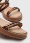 Rasteira Flatform Dakota Metalizado Cobre - Marca Dakota