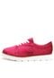 Oxford Flatform DAFITI SHOES Tratorado Veludo Vinho - Marca DAFITI SHOES