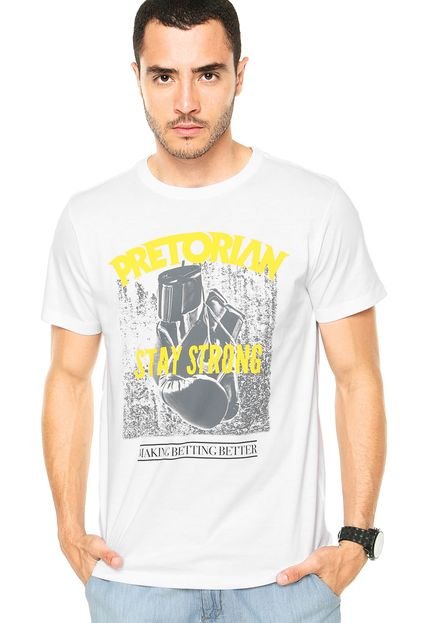 Camiseta Pretorian Stay Strong Branca - Marca Pretorian