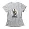 Camiseta Feminina Athena - Mescla Cinza - Marca Studio Geek 