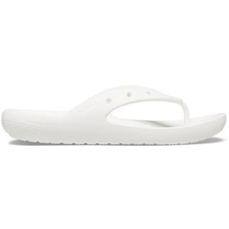 Chinelo crocs classic flip v10 white Branco