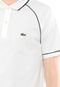 Camisa Polo Lacoste Logo Off-white - Marca Lacoste