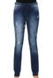 Calça Jeans Zoomp Slim Amarração Azul - Marca Zoomp