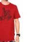 Camiseta Santa Cruz Knucklehead Vermelha - Marca Santa Cruz
