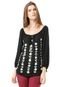 Blusa ATEEN Line Preta - Marca ATEEN