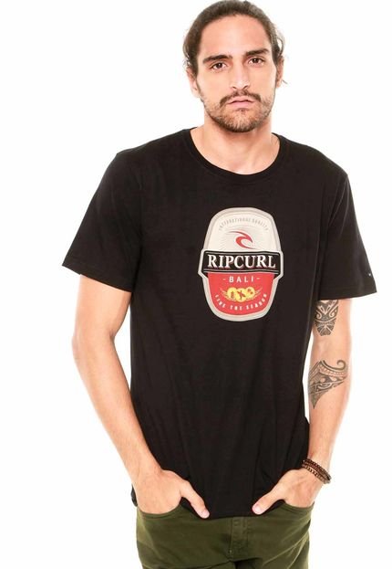 Camiseta Rip Curl Bali Beer Label Preta - Marca Rip Curl