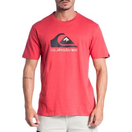 Camiseta Quiksilver Full Logo SM24 Masculina Vermelho  - Marca Quiksilver
