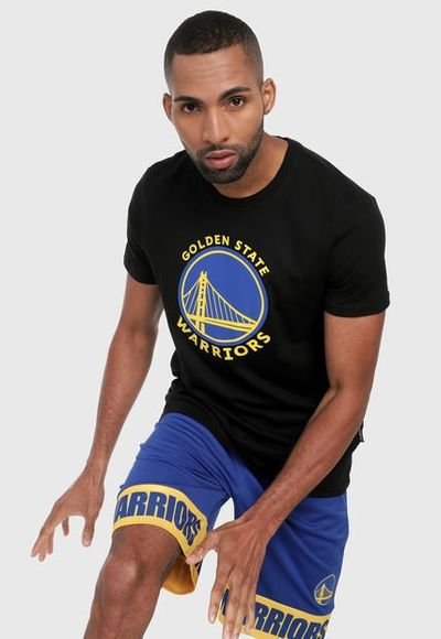 Nuevo significado Tomar medicina Lada Camiseta Negro-Azul-Amarillo NBA Golden State Warriors - Compra Ahora |  Dafiti Colombia
