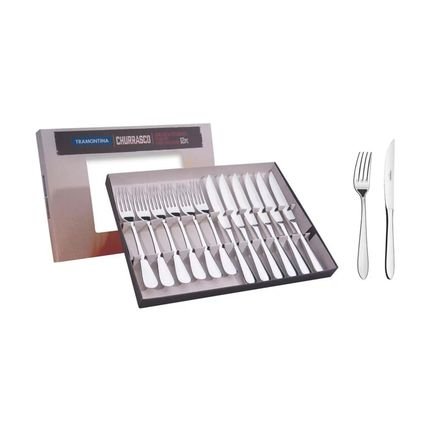 Faqueiro para Churrasco Satri Inox 12 Pcs Tramontina 