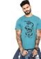 Camiseta Rusty Skull Anchor Azul - Marca Rusty