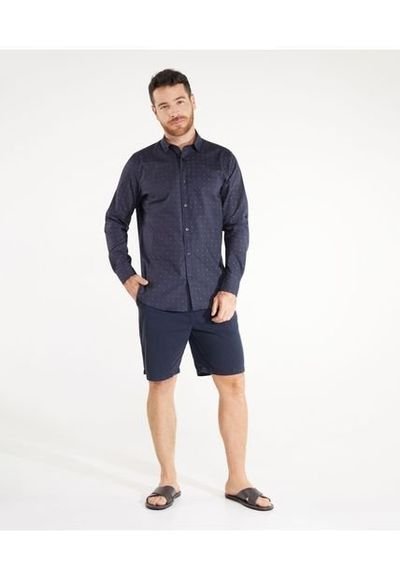 Camisa Hombre Patprimo M L Azul Algod n 44012751 51897 Compra