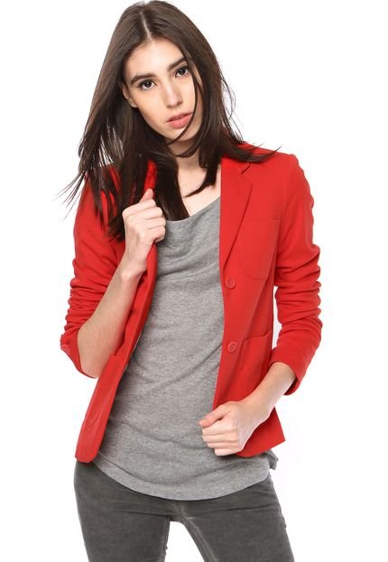 Blazer Canal Concept Vermelho - Marca Canal