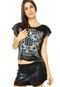 Blusa Ellus 2ND Floor Skull Preta - Marca 2ND Floor