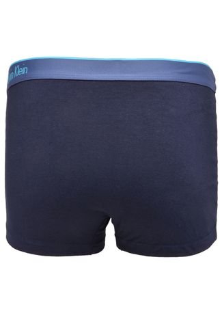 Cueca Boxer Calvin Klein Underwear Lateral Azul-Marinho