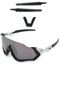Óculos de Sol Oakley Flight Jacket Preto/Cinza - Marca Oakley