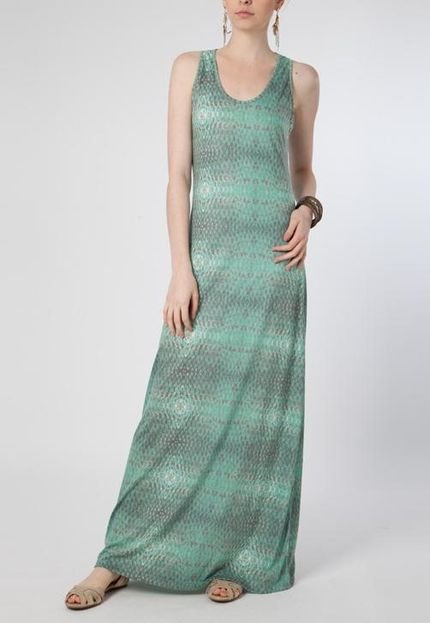 Vestido Longo Mandi Style Snake Verde - Marca Mandi
