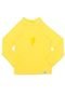 Blusa Infantil de proteção solar FPU 50  Amarelo - Marca Ecoeplay