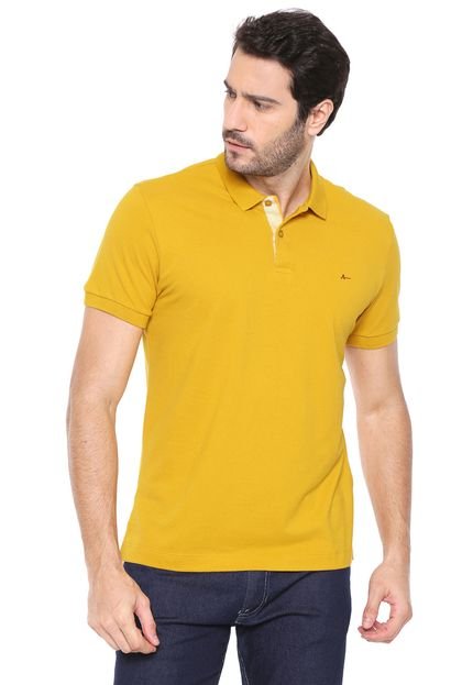 Camisa Polo Aramis Reta Lisa Amarela - Marca Aramis