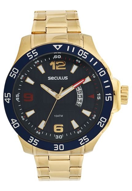 Relógio Seculus 20589GPSVDA2 Dourado - Marca Seculus