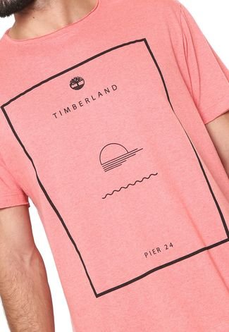 Camiseta Timberland Pier Laranja