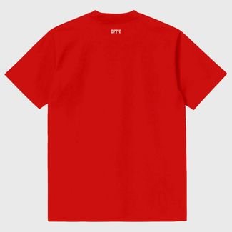 Camiseta Basica Oversized vermelha